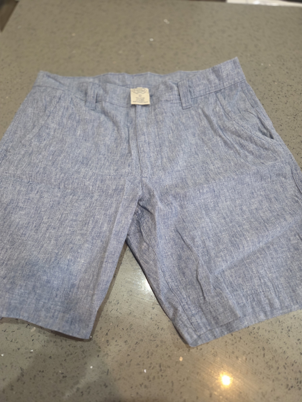 St. John's Bay Light Blue Flat Front Men's Shorts